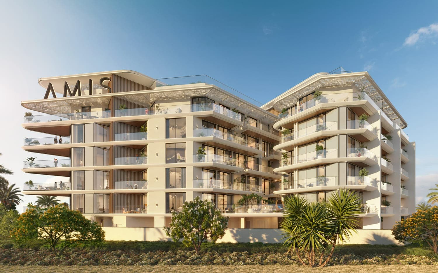 Woodland Terraces by AMIS Development, Wadi Al Safa 3. Render supplied by developer.
