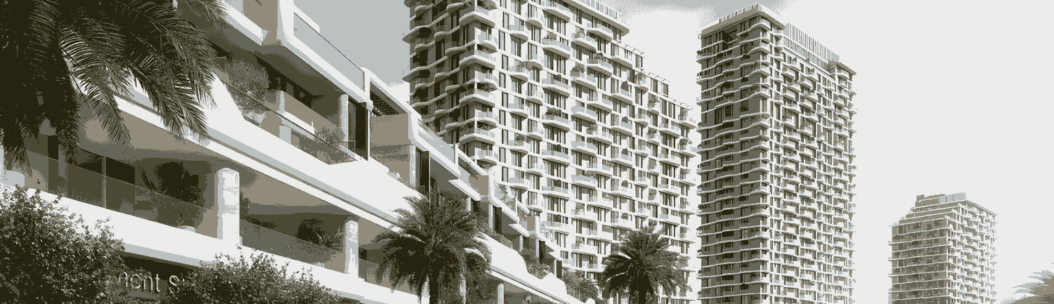 Takaya by Union Properties, Dubai Motor City. Render supplied by developer.