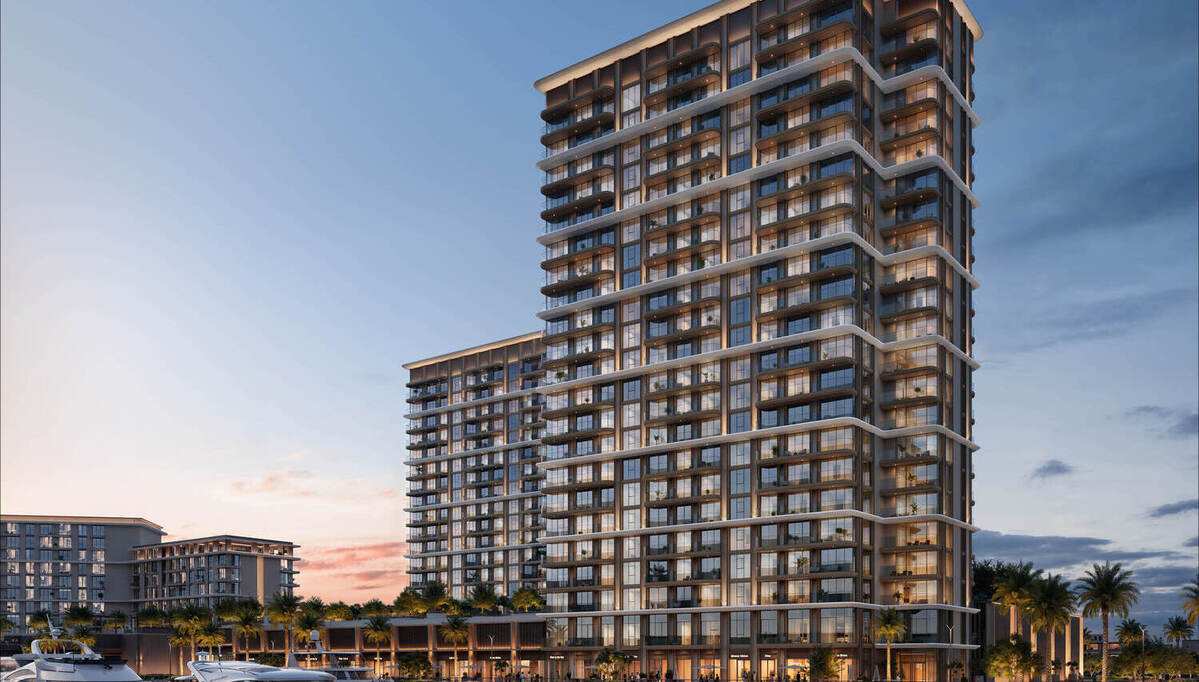 Baystar by Vida by Emaar, Mina Rashid. Render supplied by developer.