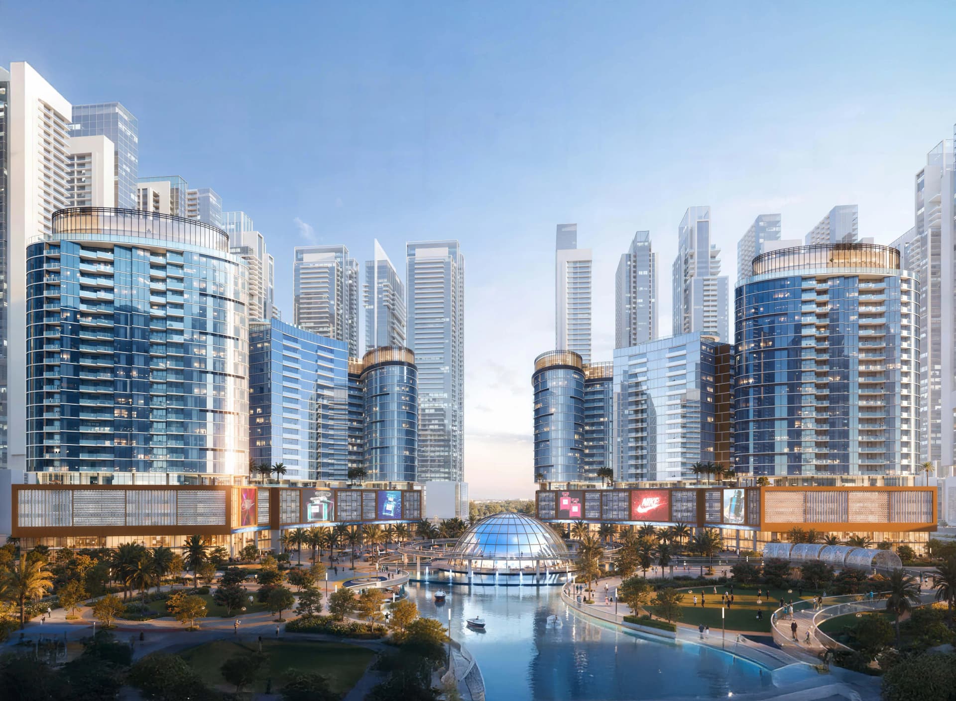 Orchid Towers Phase 1 by Tiger, Ragayeb. Render supplied by developer.