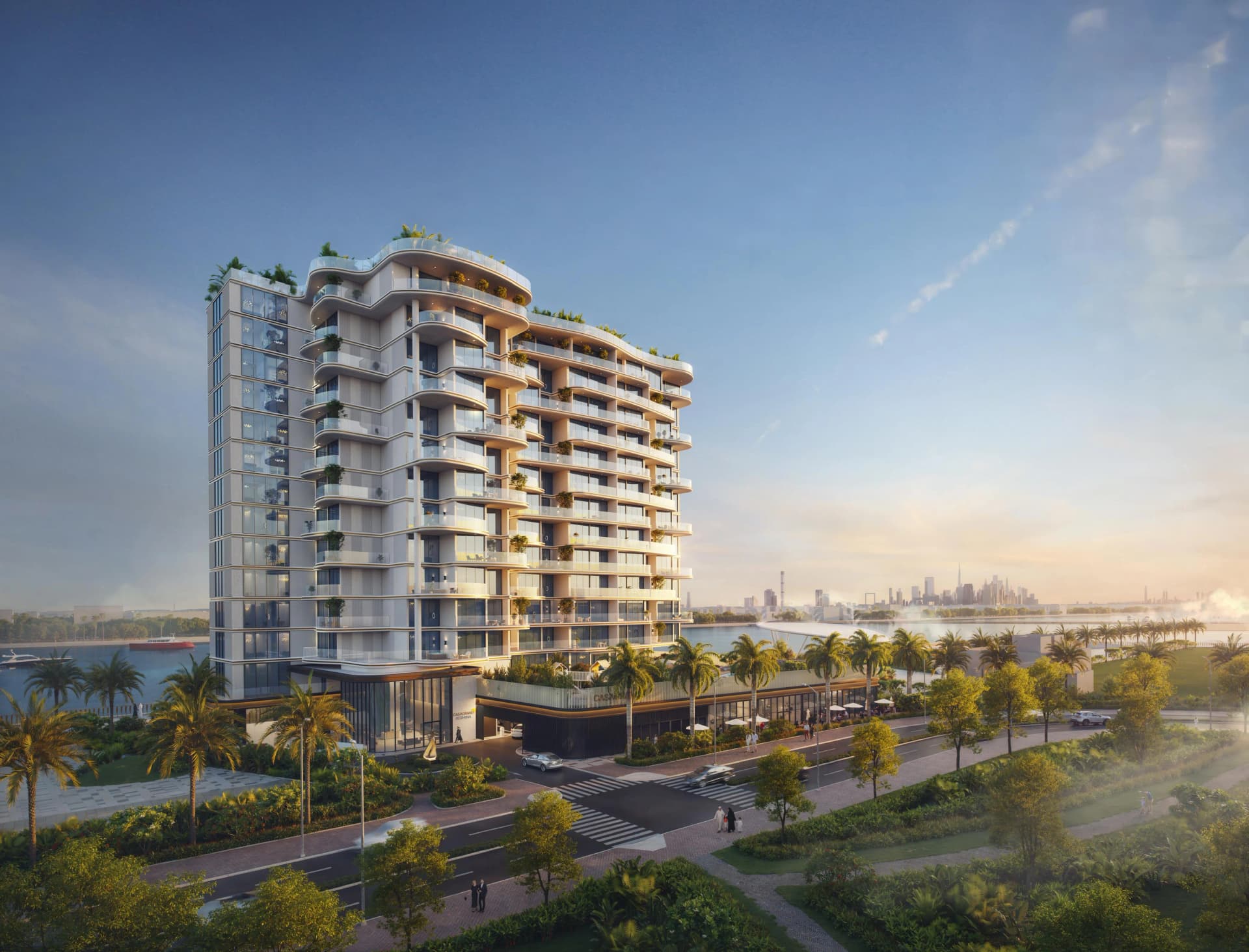 Hermina by Casagrand by Casagrand Development, Dubai Islands. Render supplied by developer.