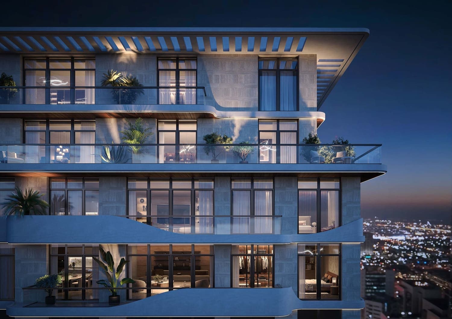 Helvetia Residences by DHG Properties, JVC (Jumeirah Village Circle). Render supplied by developer.