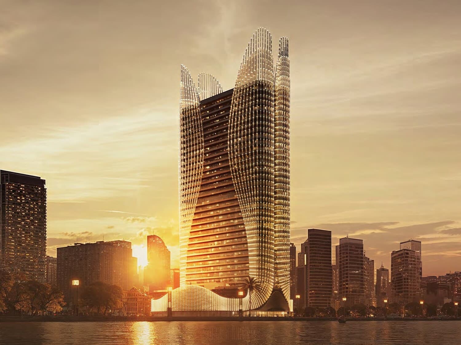 Binghatti Skyhall by Binghatti, Business Bay. Render supplied by developer.