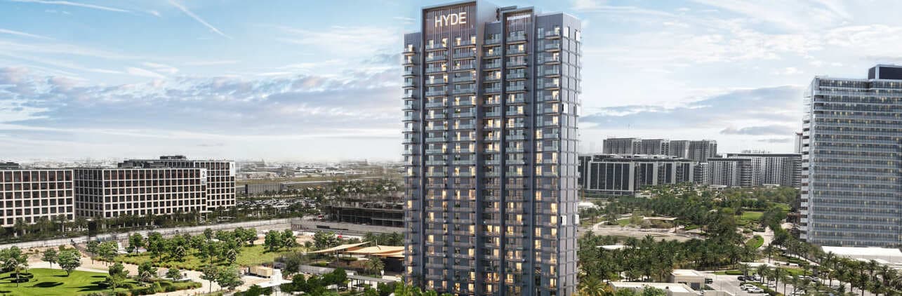 Hyde Residences by CITYVIEW Developments, Dubai Hills. Render supplied by developer.