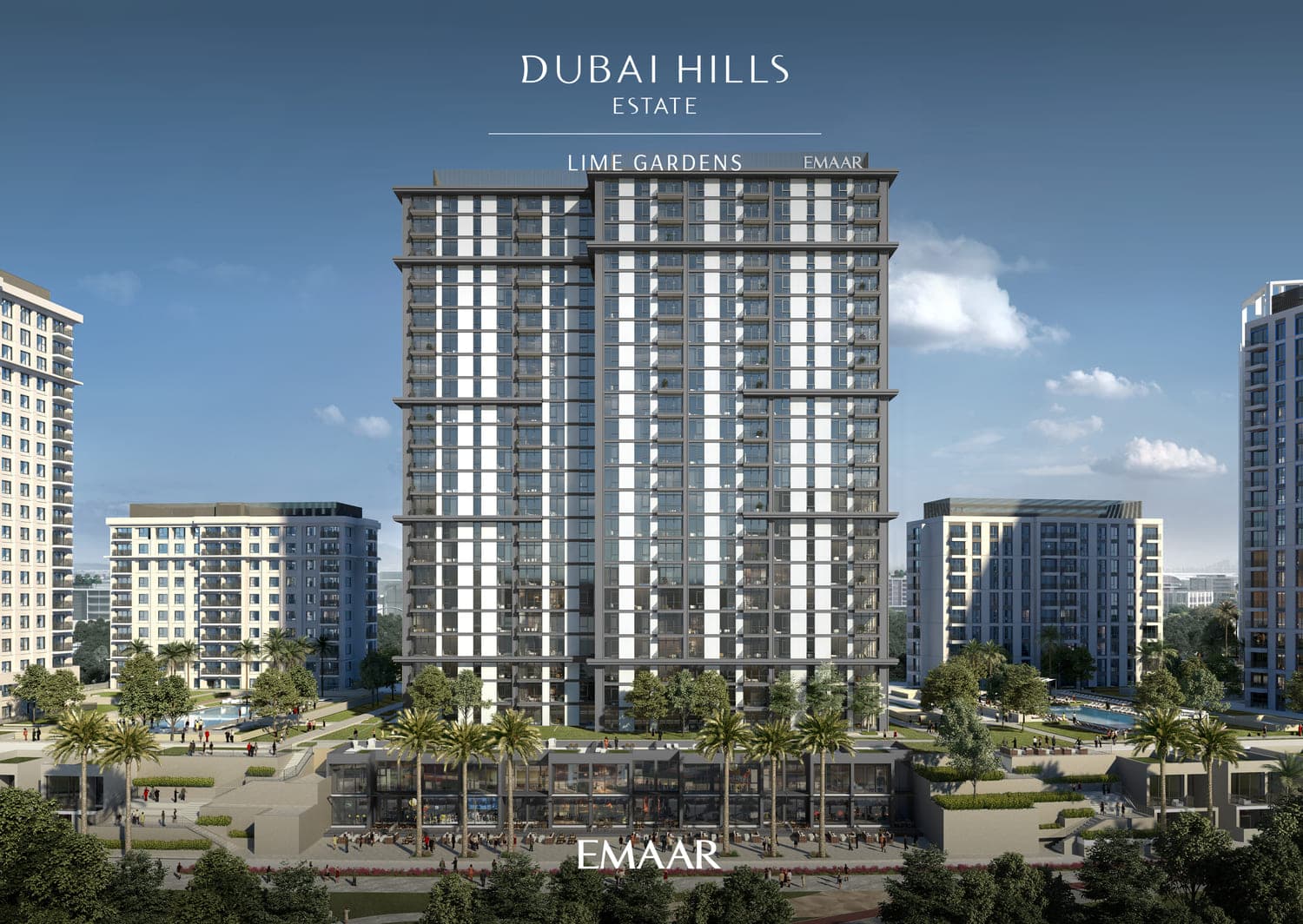 Lime Gardens by Emaar, Dubai Hills. Render supplied by developer.