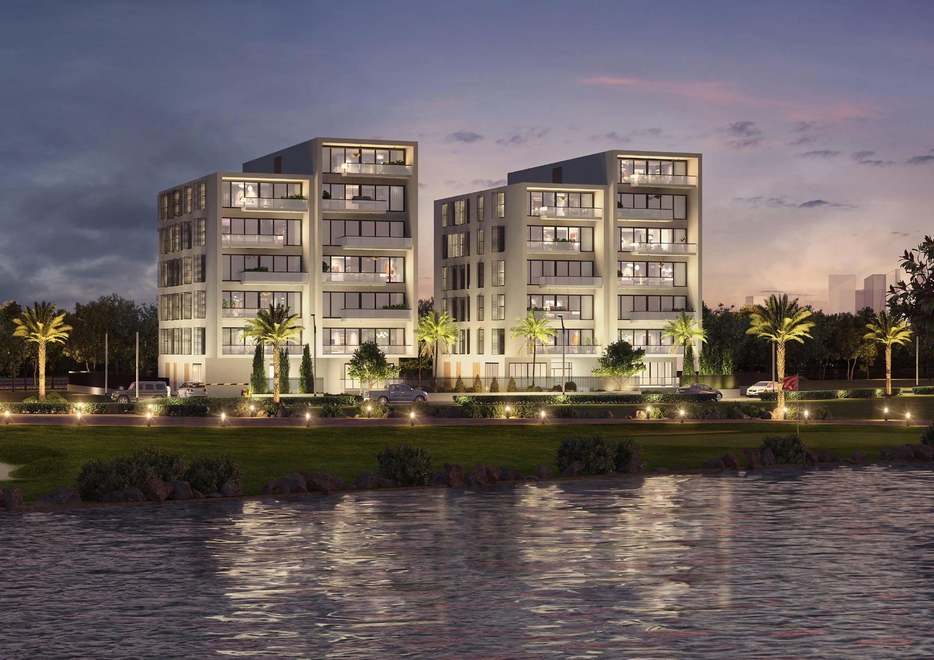 Eden Golf Views 1 by ALFAHIM Group, AL Zawarah. Render supplied by developer.