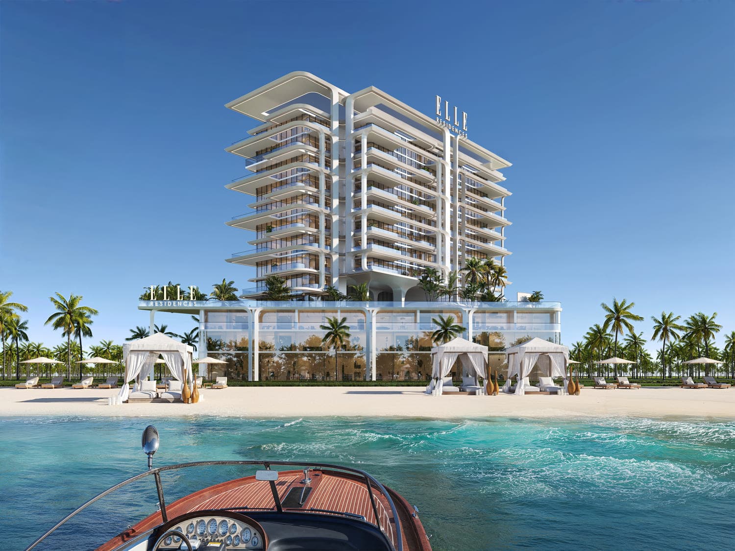 Elle Residences by ANAX Developments, Dubai Islands. Render supplied by developer.