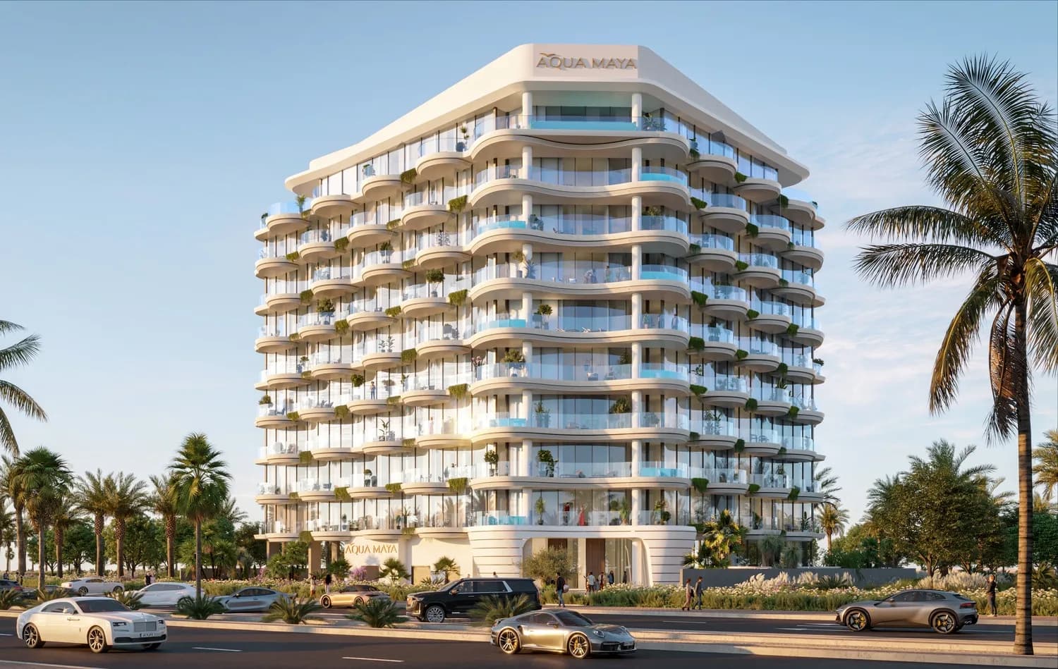 Aqua Maya by BNW Developments, Jazeerat Al Marjan. Render supplied by developer.