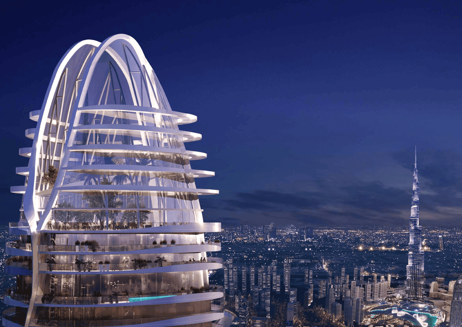 Altitude de Grisogono by Damac, Business Bay. Render supplied by developer.