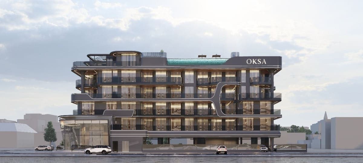 The Eighty Three by OKSA Developer, Dubai South. Render supplied by developer.
