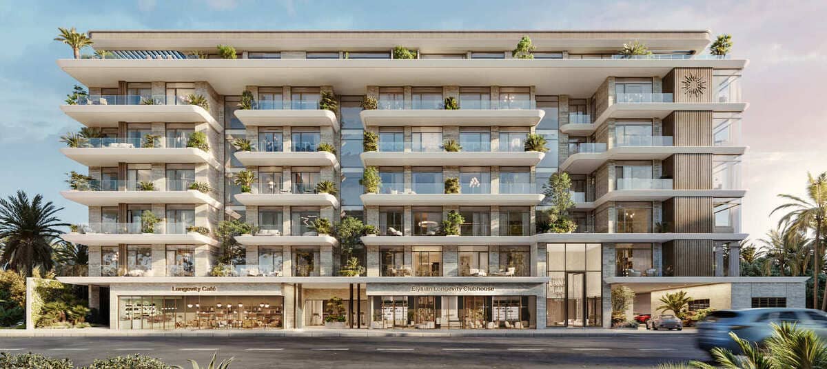 Emerge Residences by Elysian Developments, Meydan (Nad Al Sheba 1). Render supplied by developer.