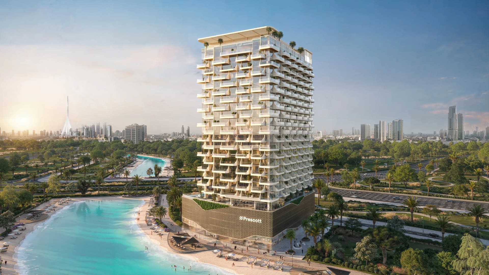 The Caden by Prescott by Prescott, Meydan. Render supplied by developer.