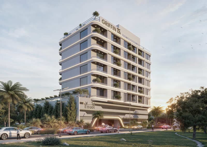 Ethan by Griffin Real Estate Development, Meydan (Nad Al Sheba 1). Render supplied by developer.