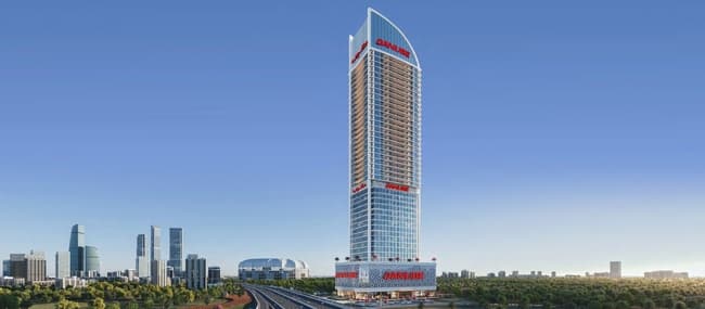 Aspirz by Danube, Dubai Sports City. Render supplied by developer.
