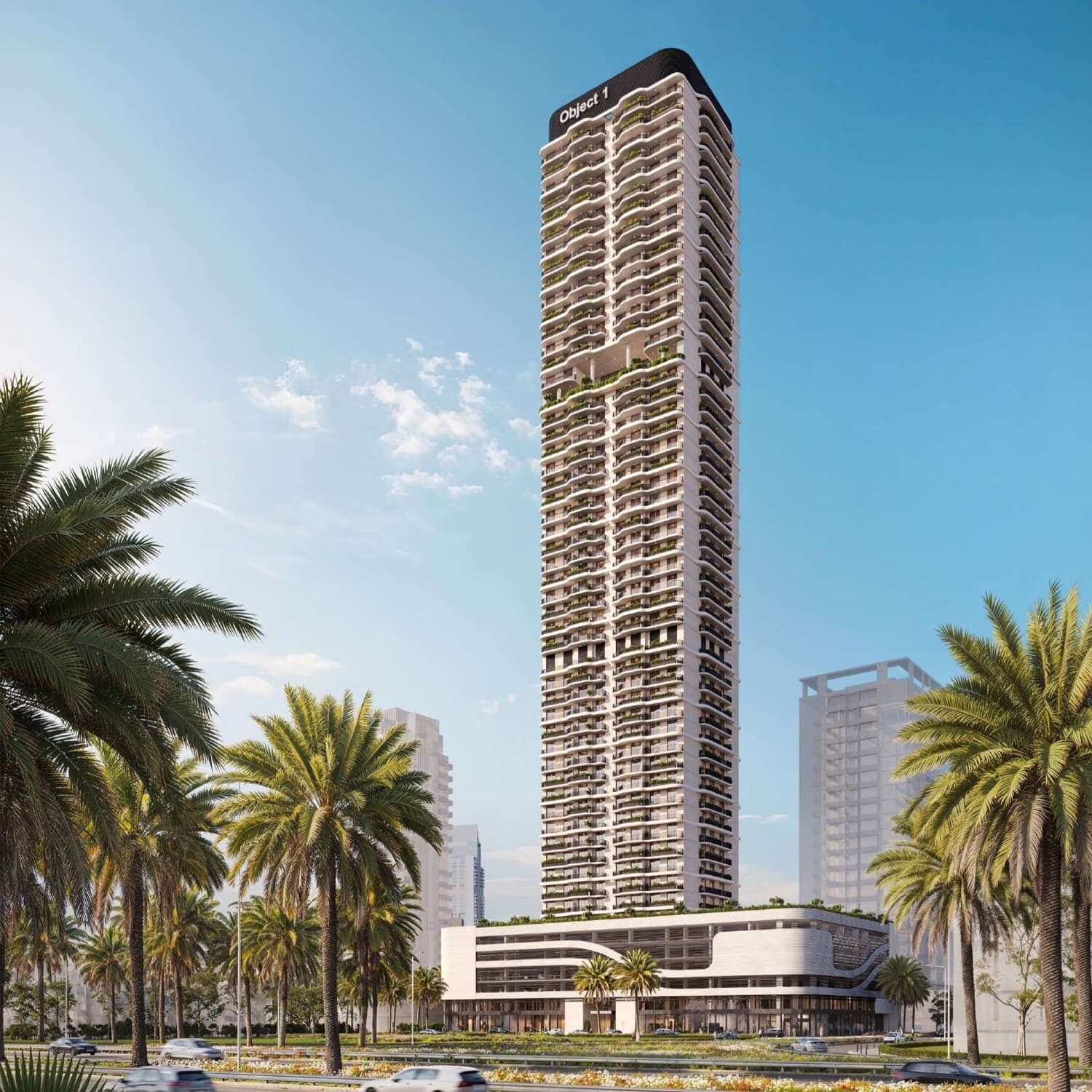 ALTA V1EW by Object One, JVC (Jumeirah Village Circle). Render supplied by developer.