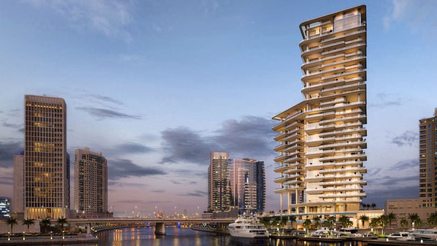 Vela Dorchester Collection by Omniyat Properties, Business Bay. Render supplied by developer.