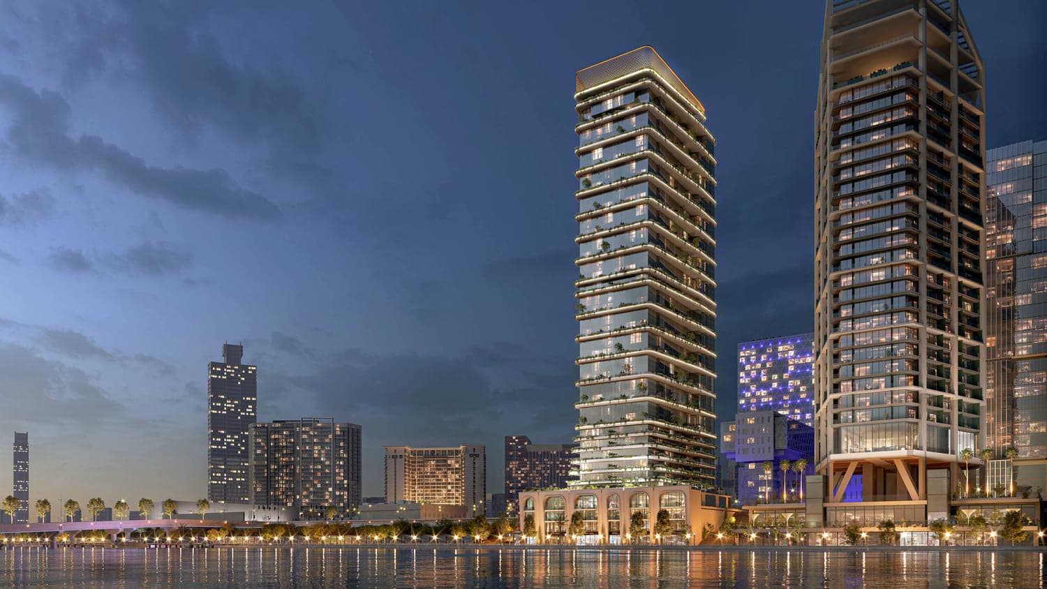 Reportage Tower by Reportage, Al Maryah Island. Render supplied by developer.