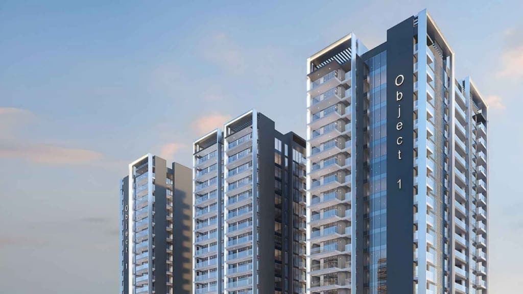 LUM1NAR by Object One, Al Barsha South 5. Render supplied by developer.