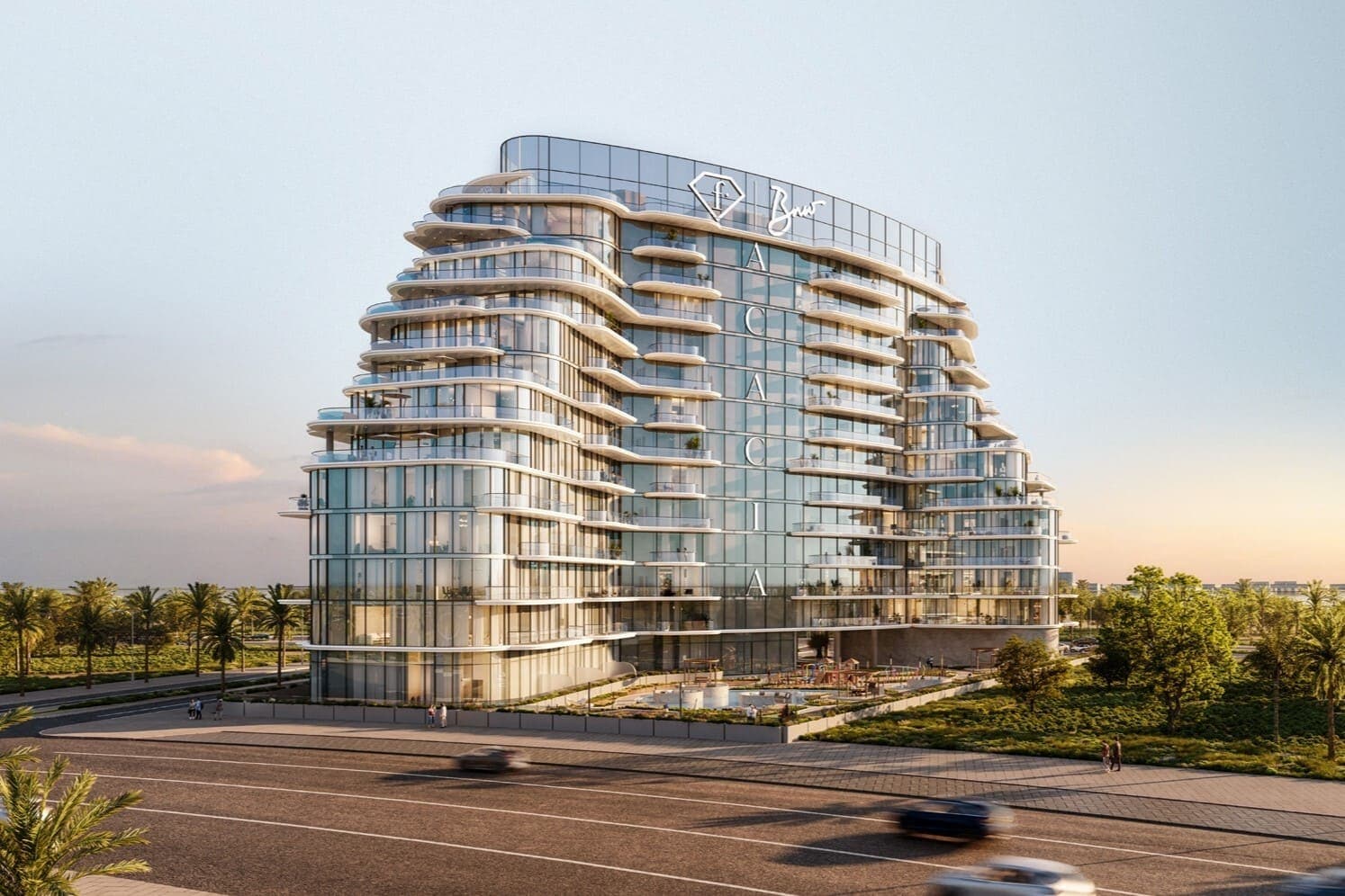 Acacia by BNW Developments by BNW Developments, Jazeerat Al Marjan. Render supplied by developer.