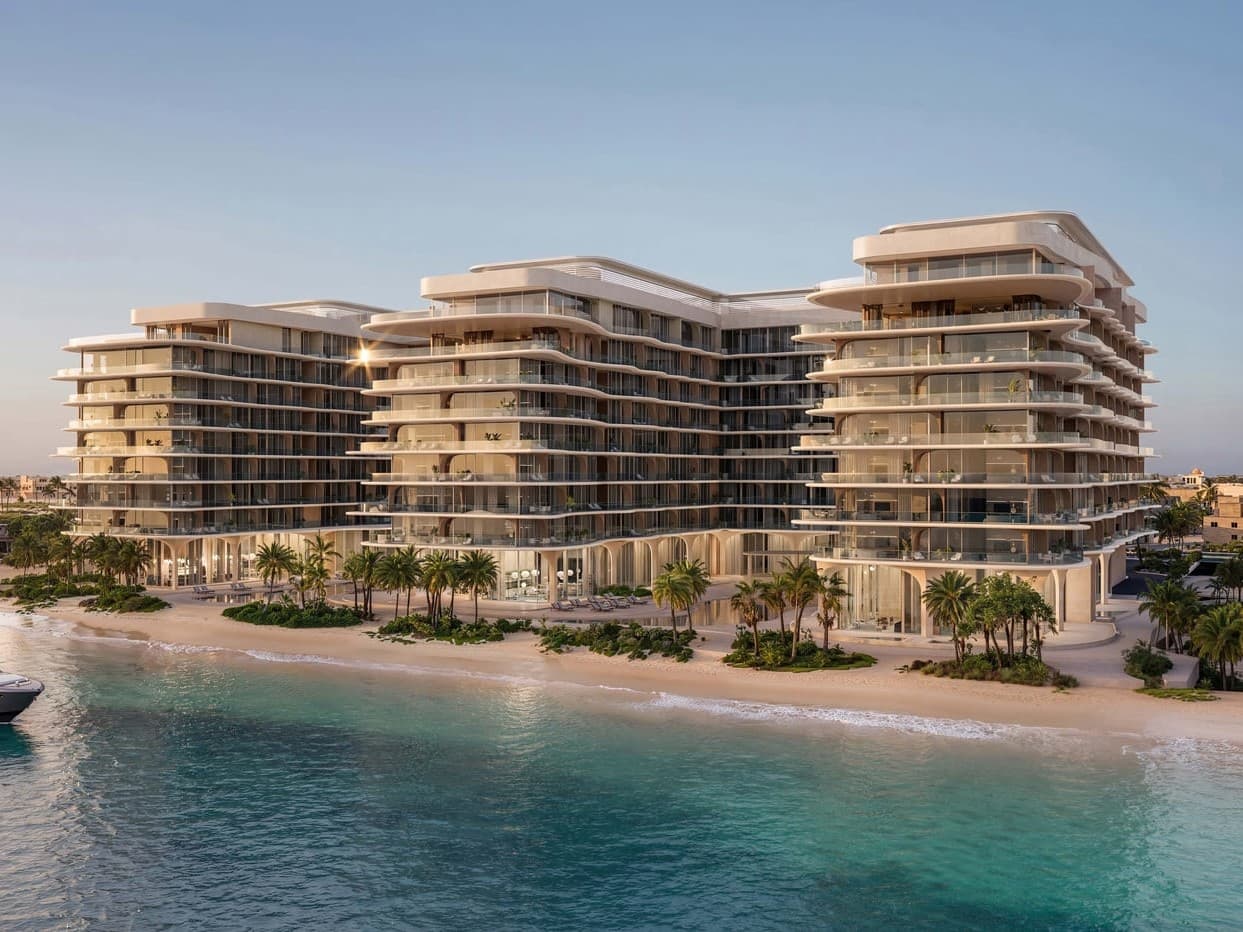 AYA Beachfront Residences by Deyaar Development, Al Rawdah. Render supplied by developer.