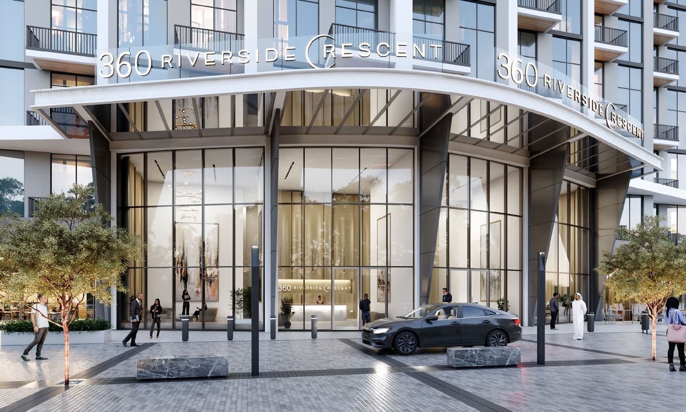 360 Riverside Crescent by Sobha, Sobha Hartland 2. Render supplied by developer.