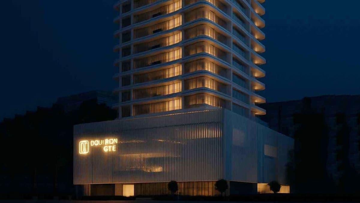 SquareX One by Tasmeer Indigo Properties, JVC (Jumeirah Village Circle). Render supplied by developer.