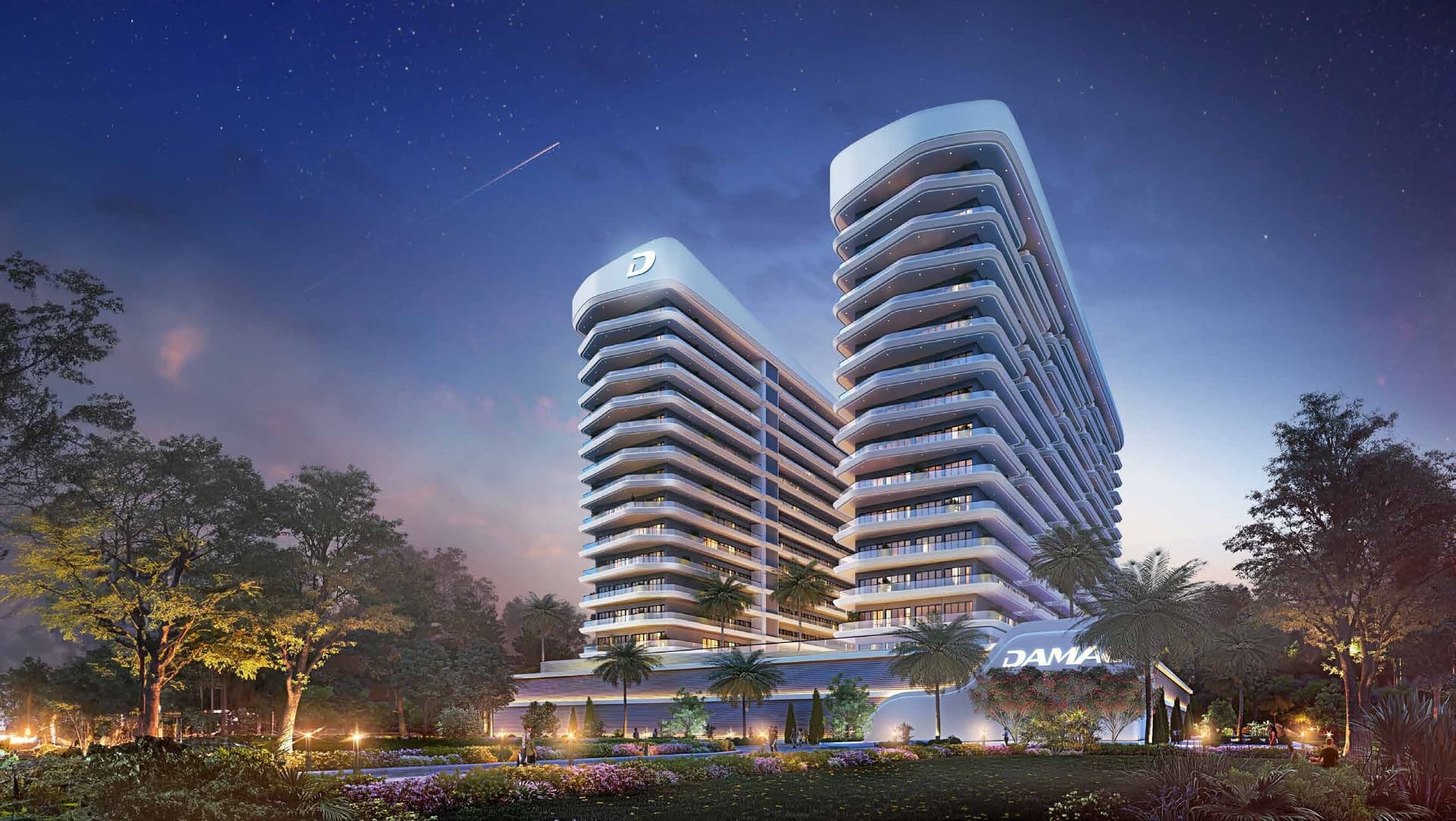 Damac Elo 2 by Damac, Damac Hills 2. Render supplied by developer.