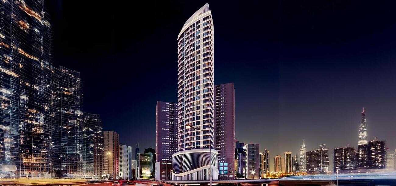 Ajman Pearl Tower by GJ Properties, Al Rashidiya 1. Render supplied by developer.