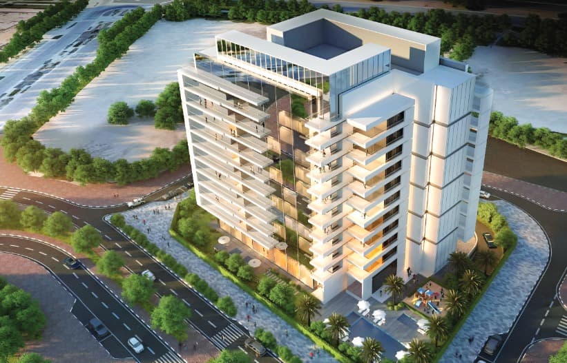 Vista Del Mar by ESNAD Management, Yas Island. Render supplied by developer.