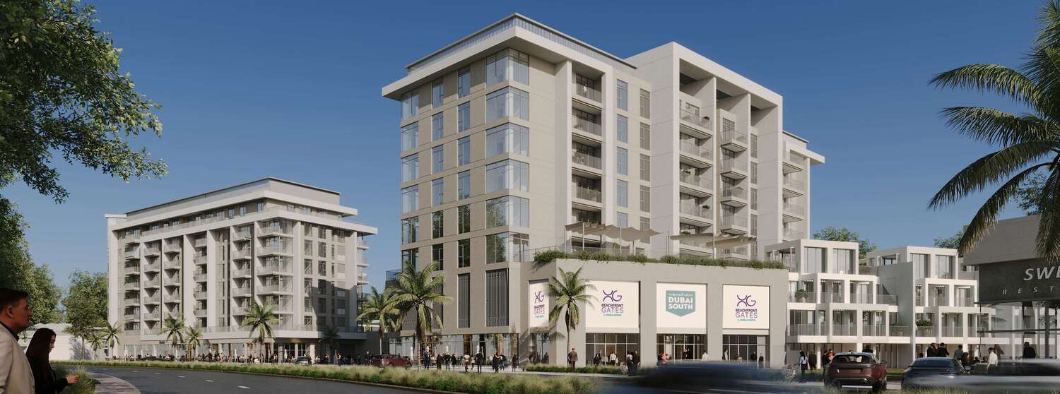 Beachfront Gates 2 by Dubai South, Dubai South. Render supplied by developer.