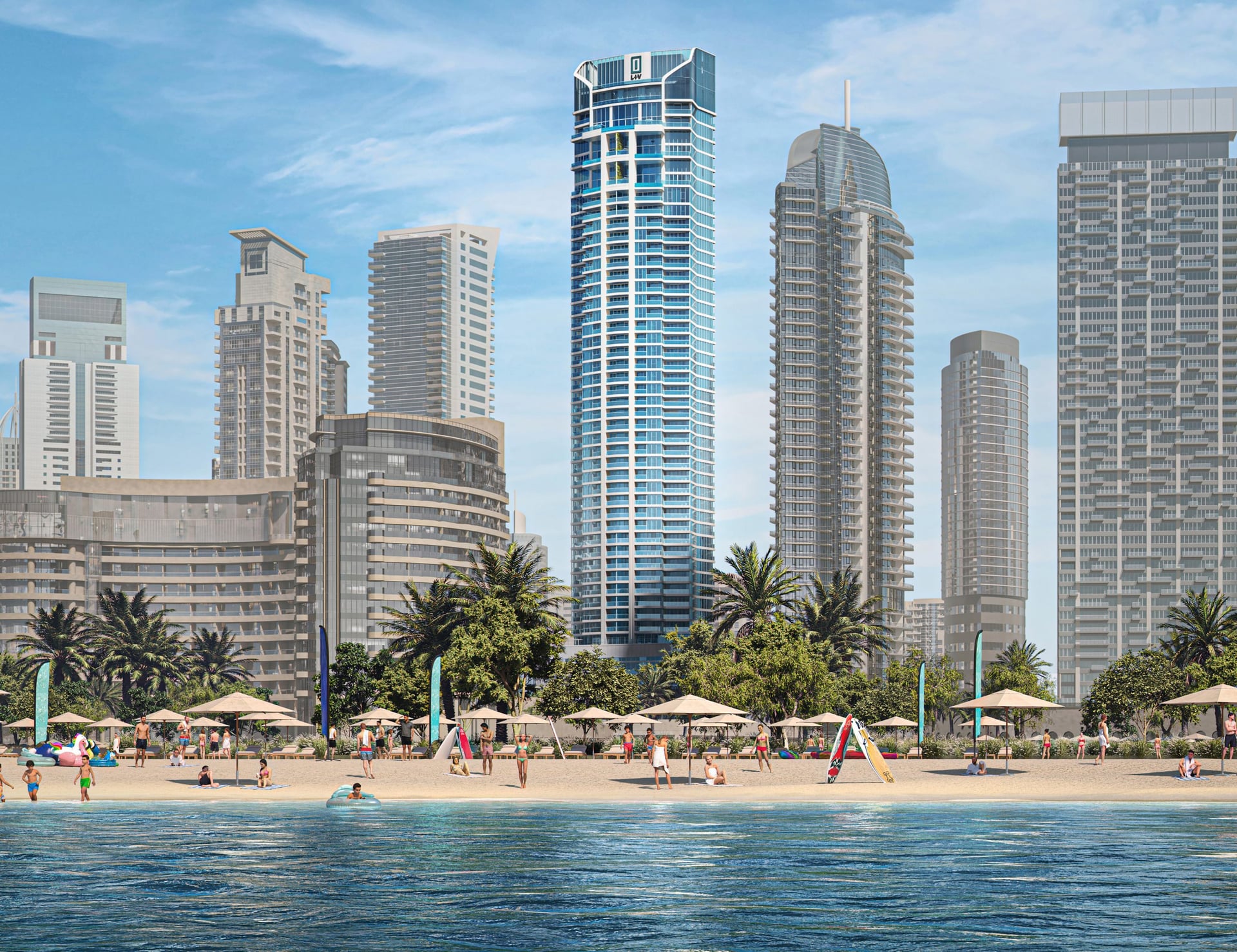 LIV Lux by LIV Developers, Jumeirah Beach Residence (JBR). Render supplied by developer.