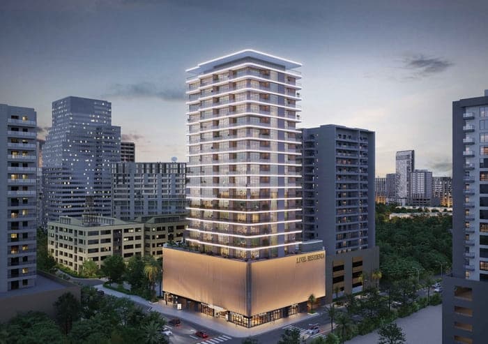 Livel Residenza by Vantage Developments, JVC (Jumeirah Village Circle). Render supplied by developer.