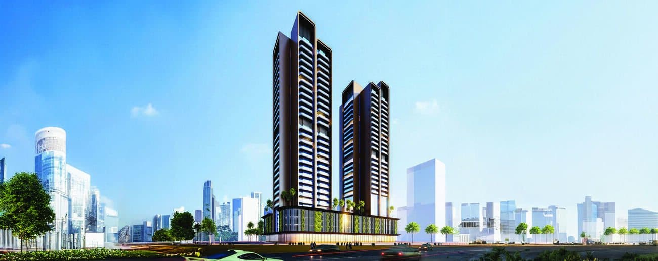 Guzel Towers by Tiger, JVT (Jumeirah Village Triangle). Render supplied by developer.