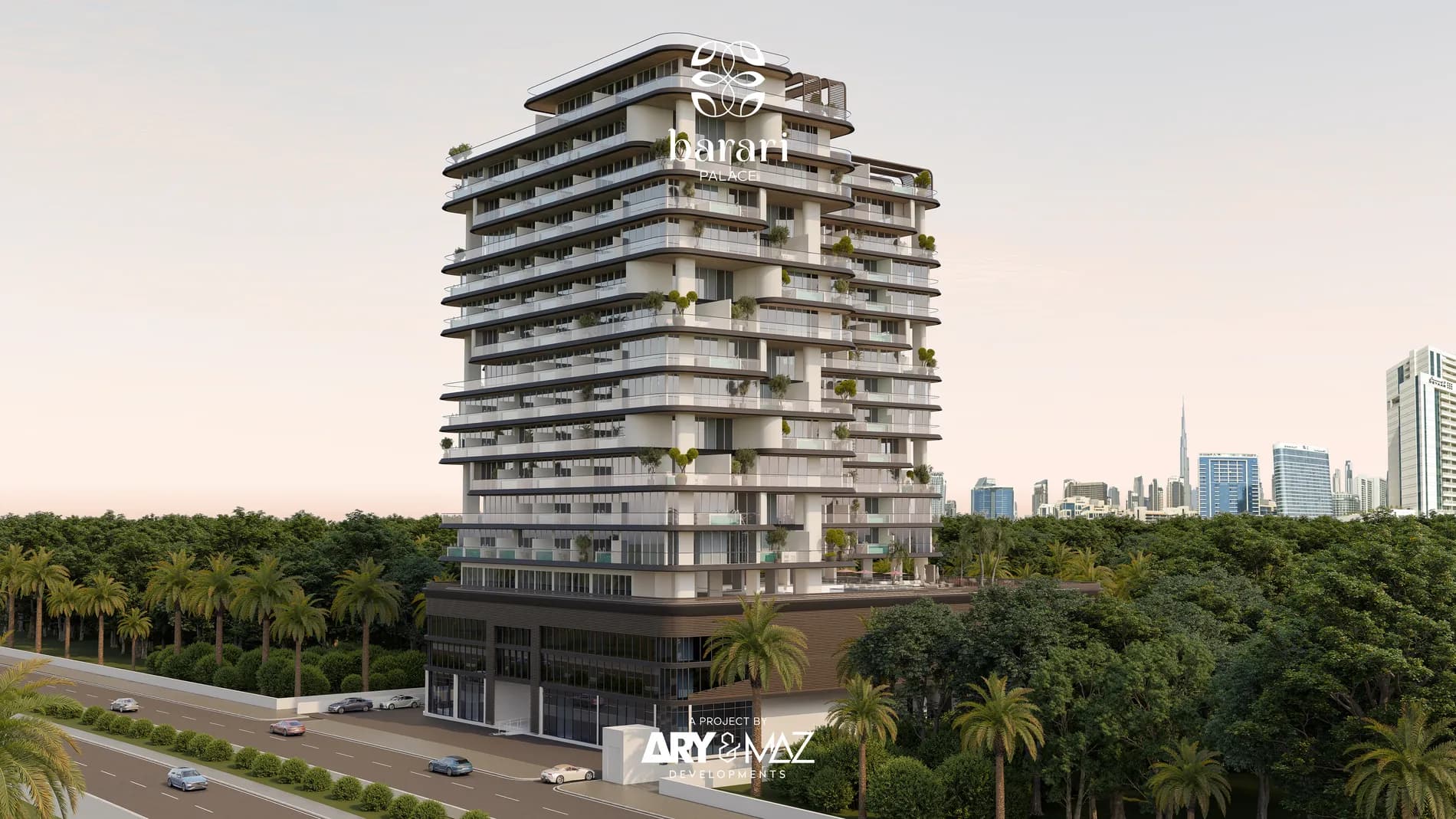 Barari Palace by ARY & MAZ Developments, Majan. Render supplied by developer.