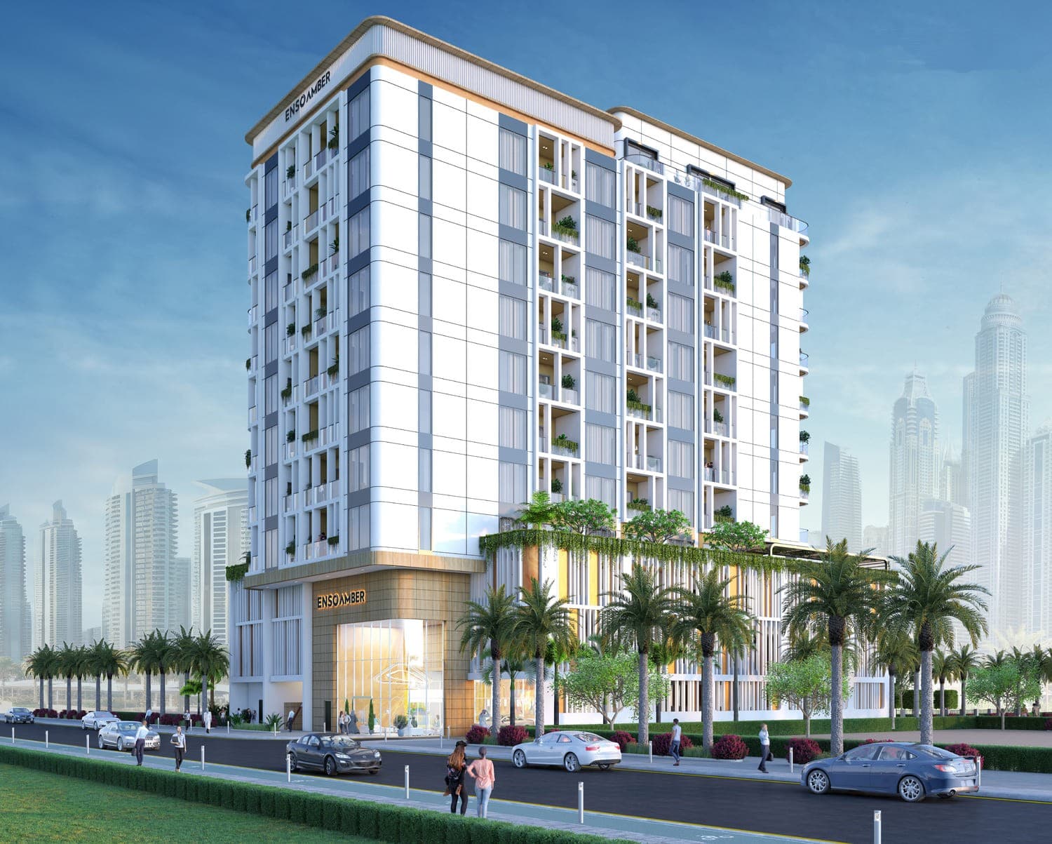 Amber by Enso by ENSO Development, Jumeirah Garden City. Render supplied by developer.