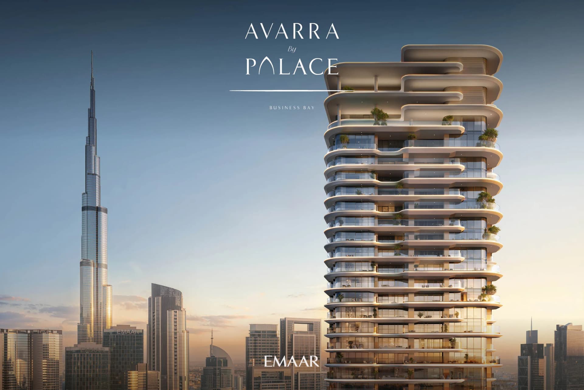 Avarra by Palace by Emaar, Business Bay. Render supplied by developer.