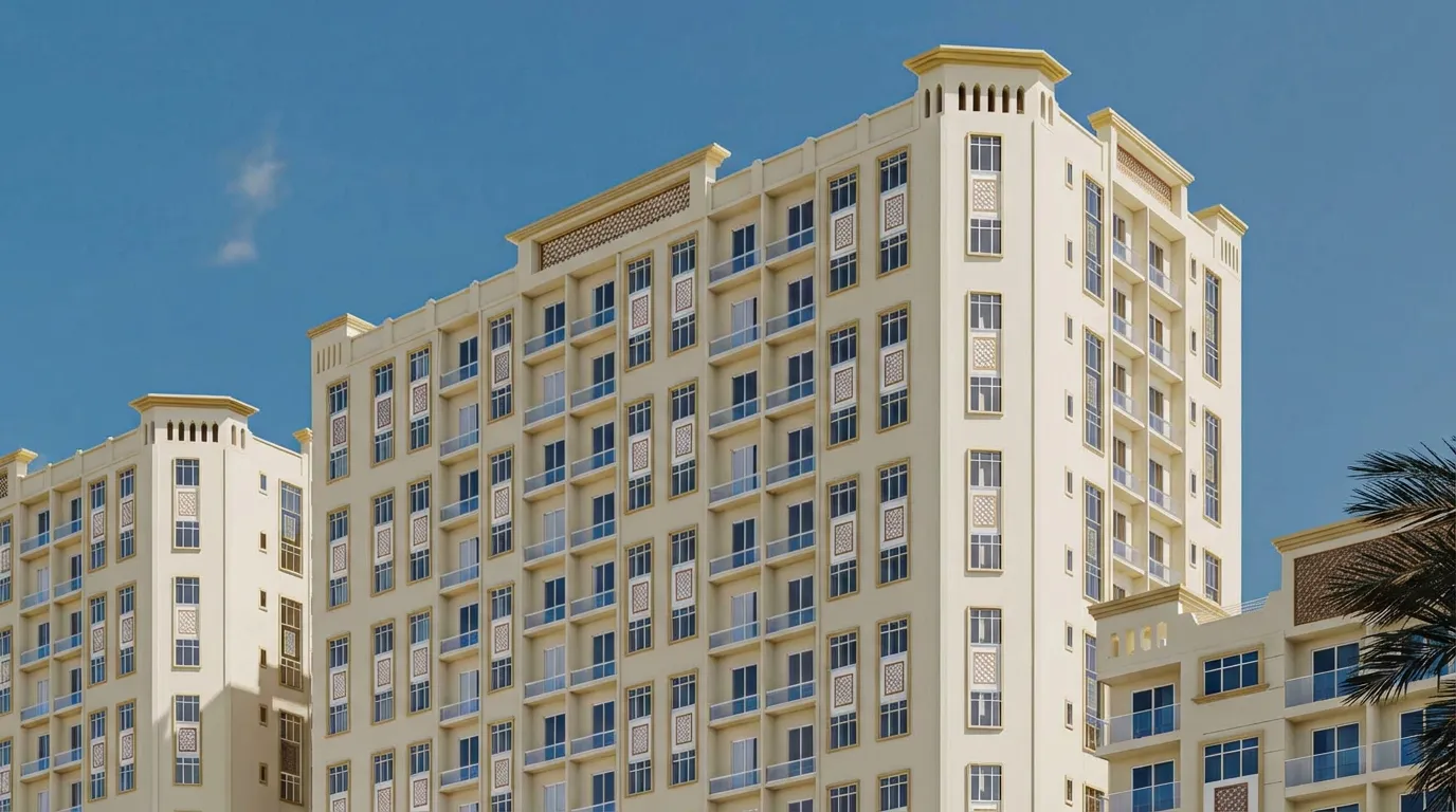 Al Ameera Village 5 by GJ Properties, Al Yasmeen. Render supplied by developer.