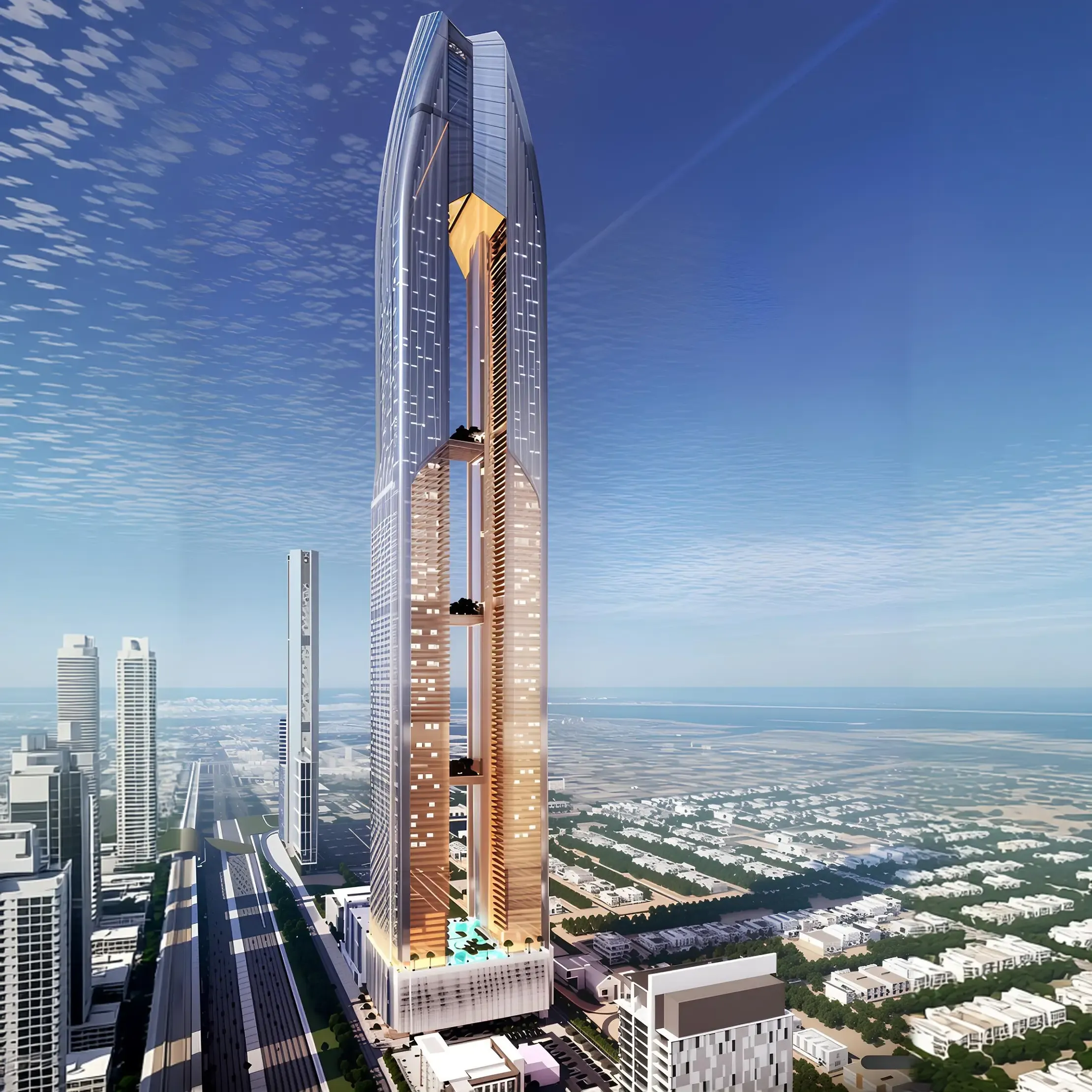 Avior by Acube Development, Al Wasl. Render supplied by developer.