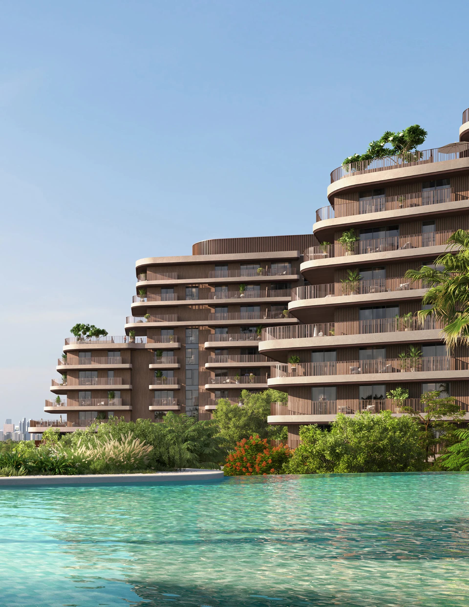 The Wilds Residences by Aldar, Wadi Al Safa 3. Render supplied by developer.