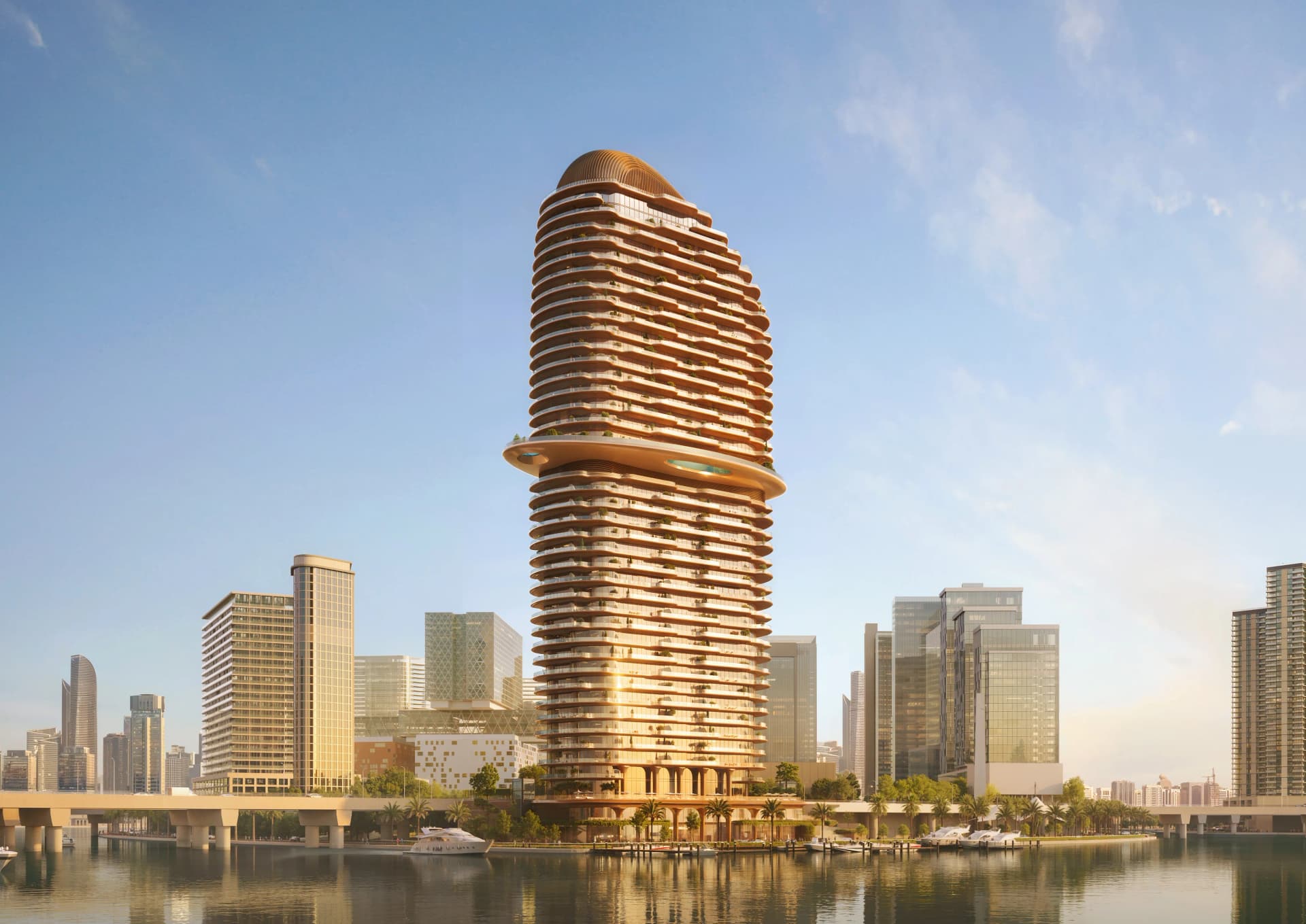 Jumeirah Residence by Royal Group, Al Maryah Island. Render supplied by developer.