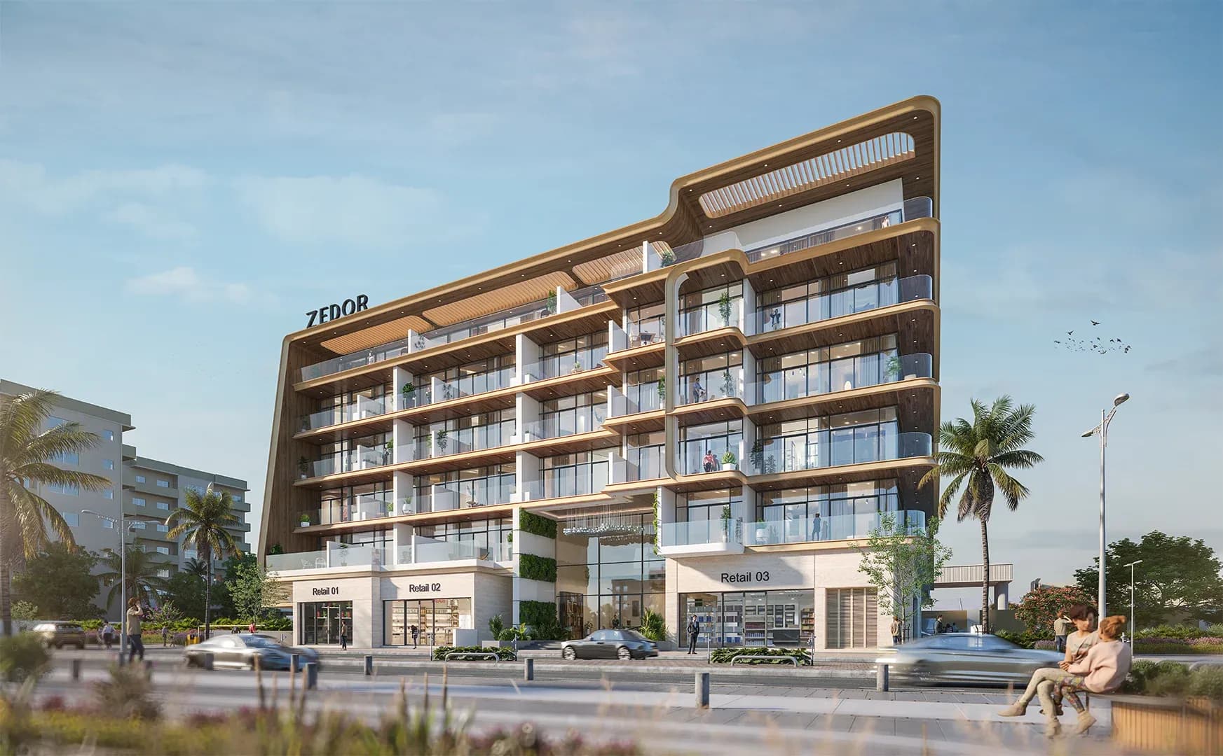 Ventana Residences by Zedor Developments, Dubai International City. Render supplied by developer.