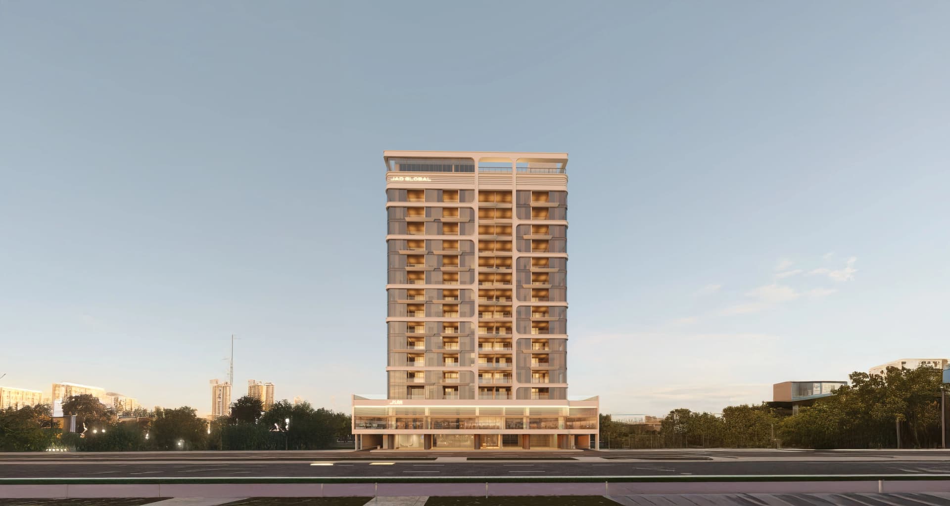 J188 by JAD Global, Al Jaddaf. Render supplied by developer.