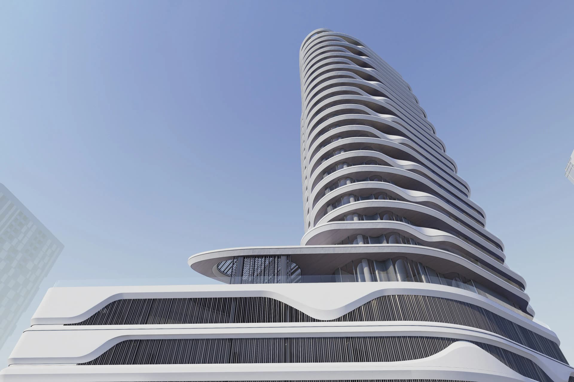 Flow 25 by GAF Property LLC, Reem Island. Render supplied by developer.