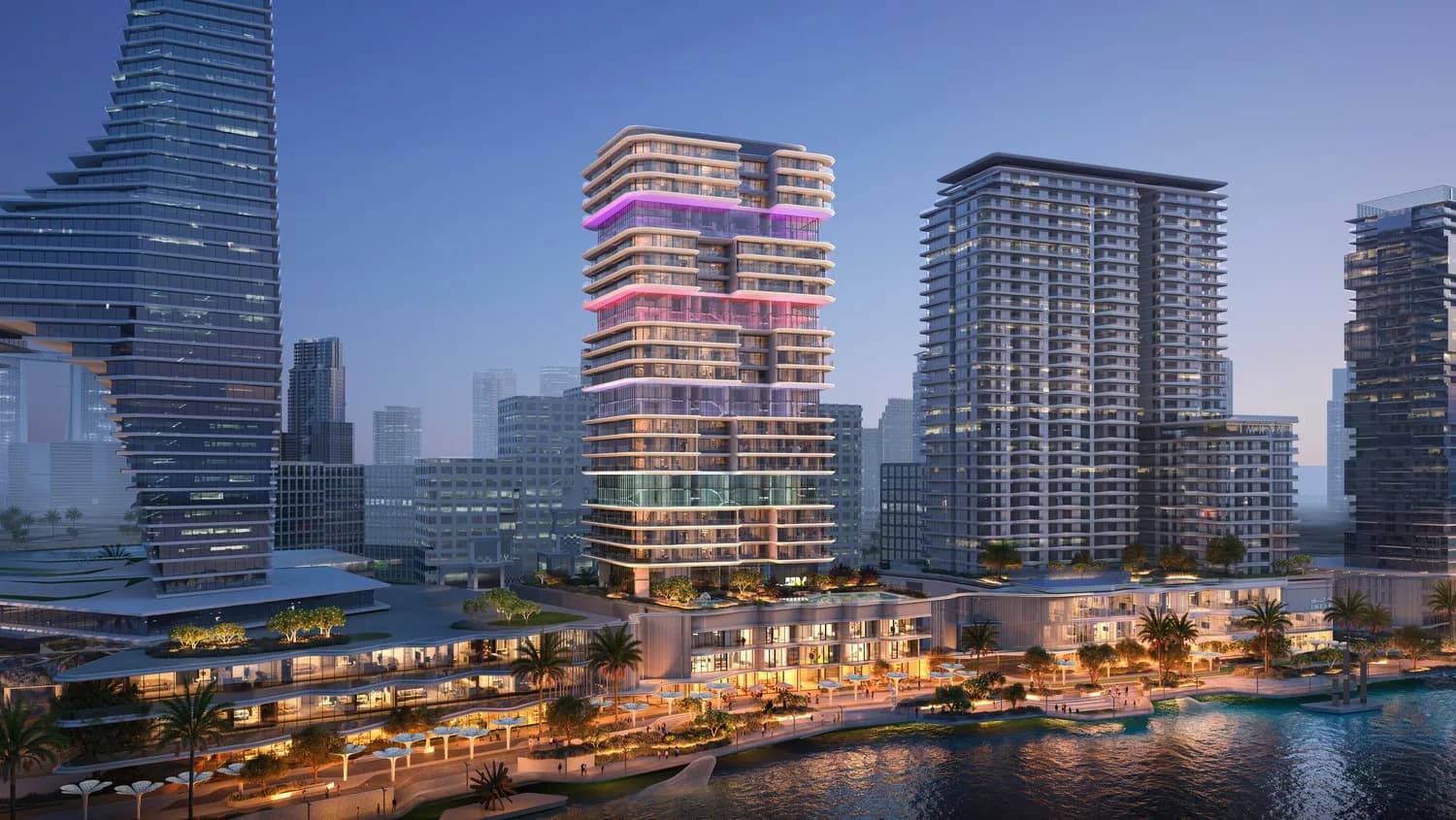 The Artery Residences by IMKAN Properties, Reem Island. Render supplied by developer.