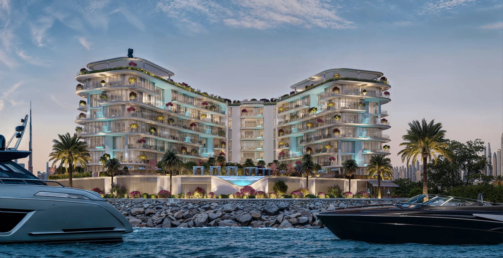 Villa Del Garda by Mr. Eight Development, Dubai Islands. Render supplied by developer.