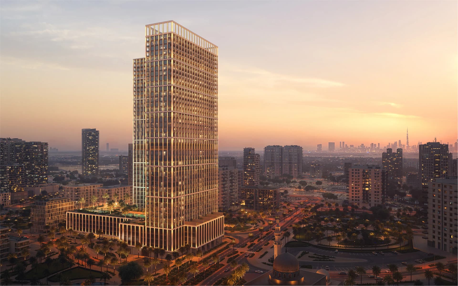 Binghatti Vintage by Binghatti, Wadi Al Safa 3. Render supplied by developer.