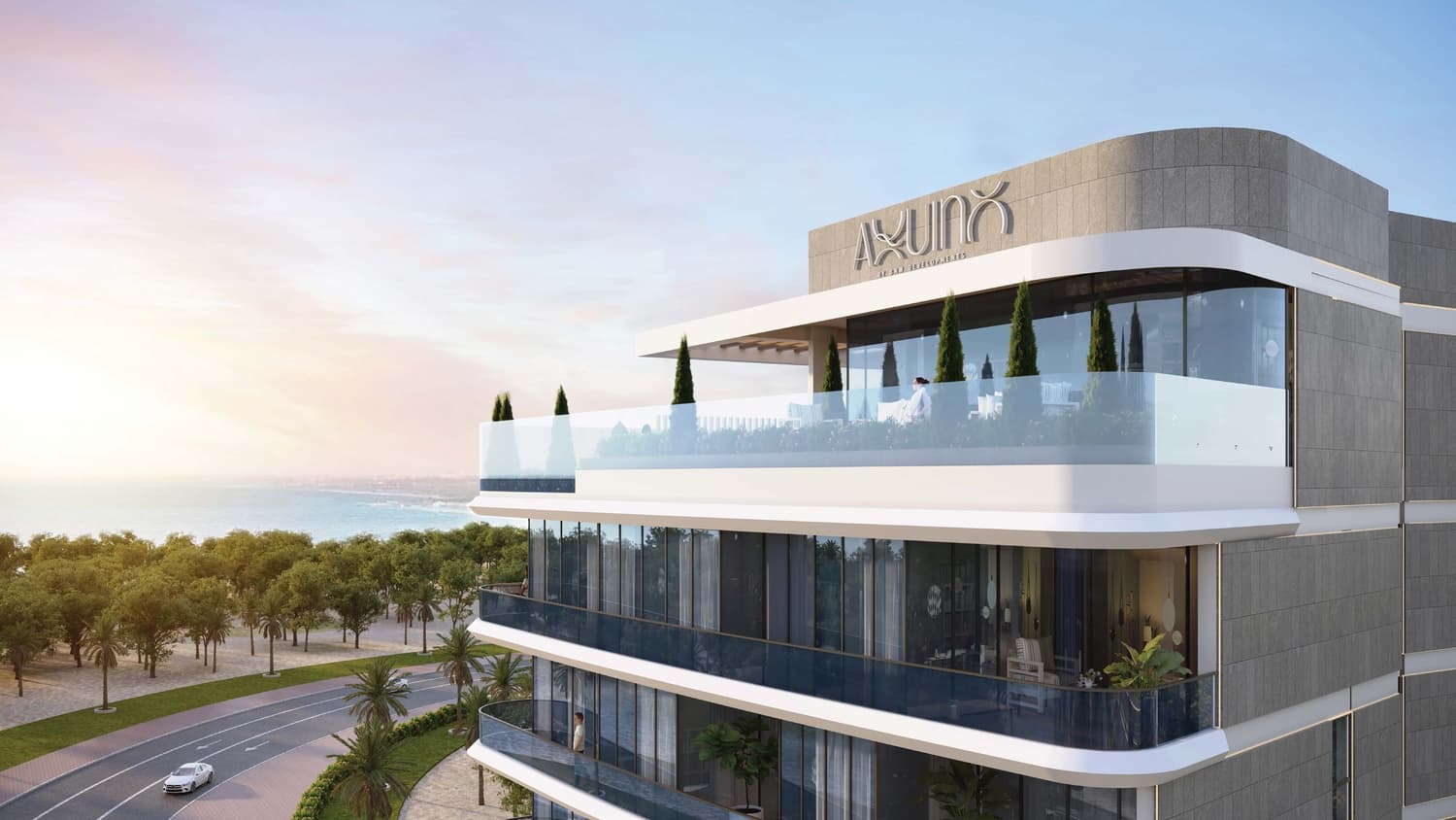 Aquino by BNW Developments, Jazeerat Al Marjan. Render supplied by developer.