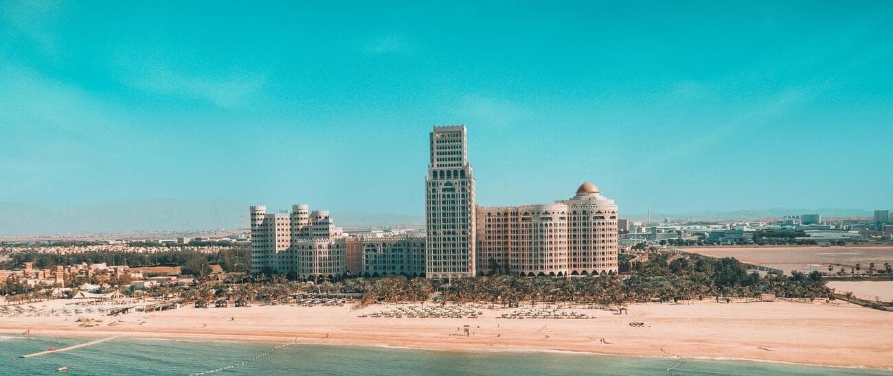 Waldorf Astoria Residences by Al Hamra Real Estate Developer, Al Hamra Village. Render supplied by developer.