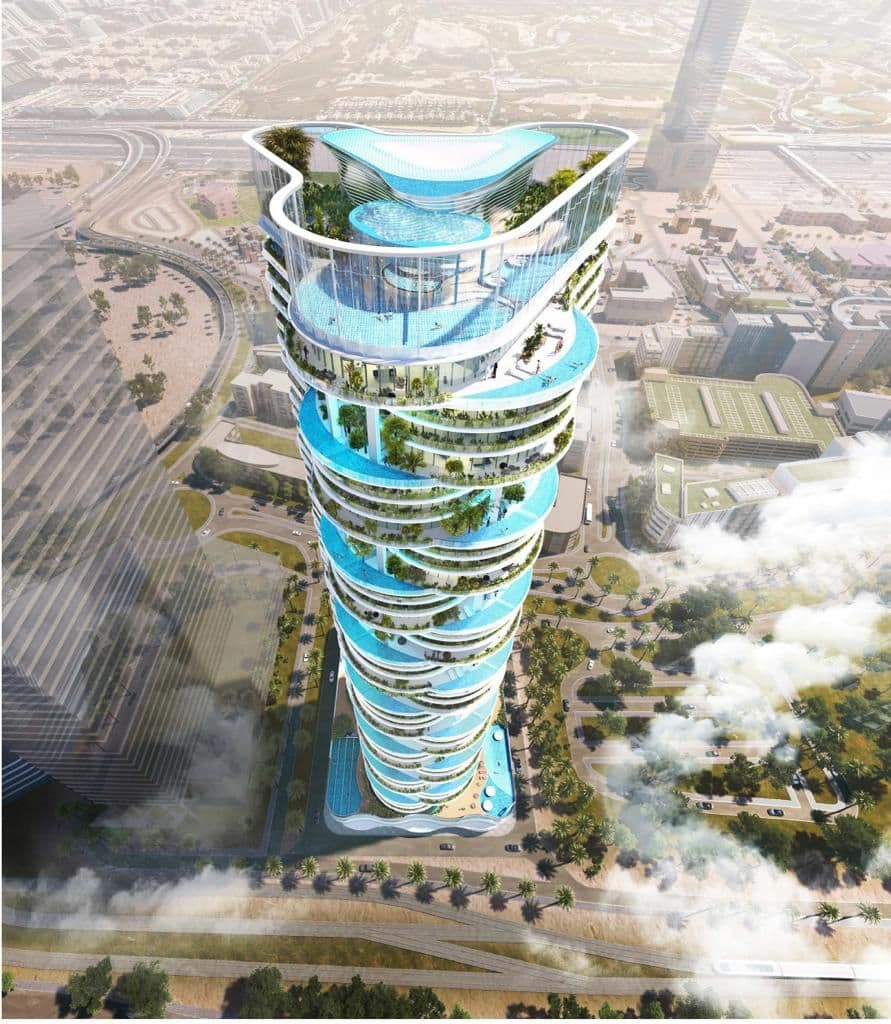 Damac Casa by Damac, Dubai Media City. Render supplied by developer.