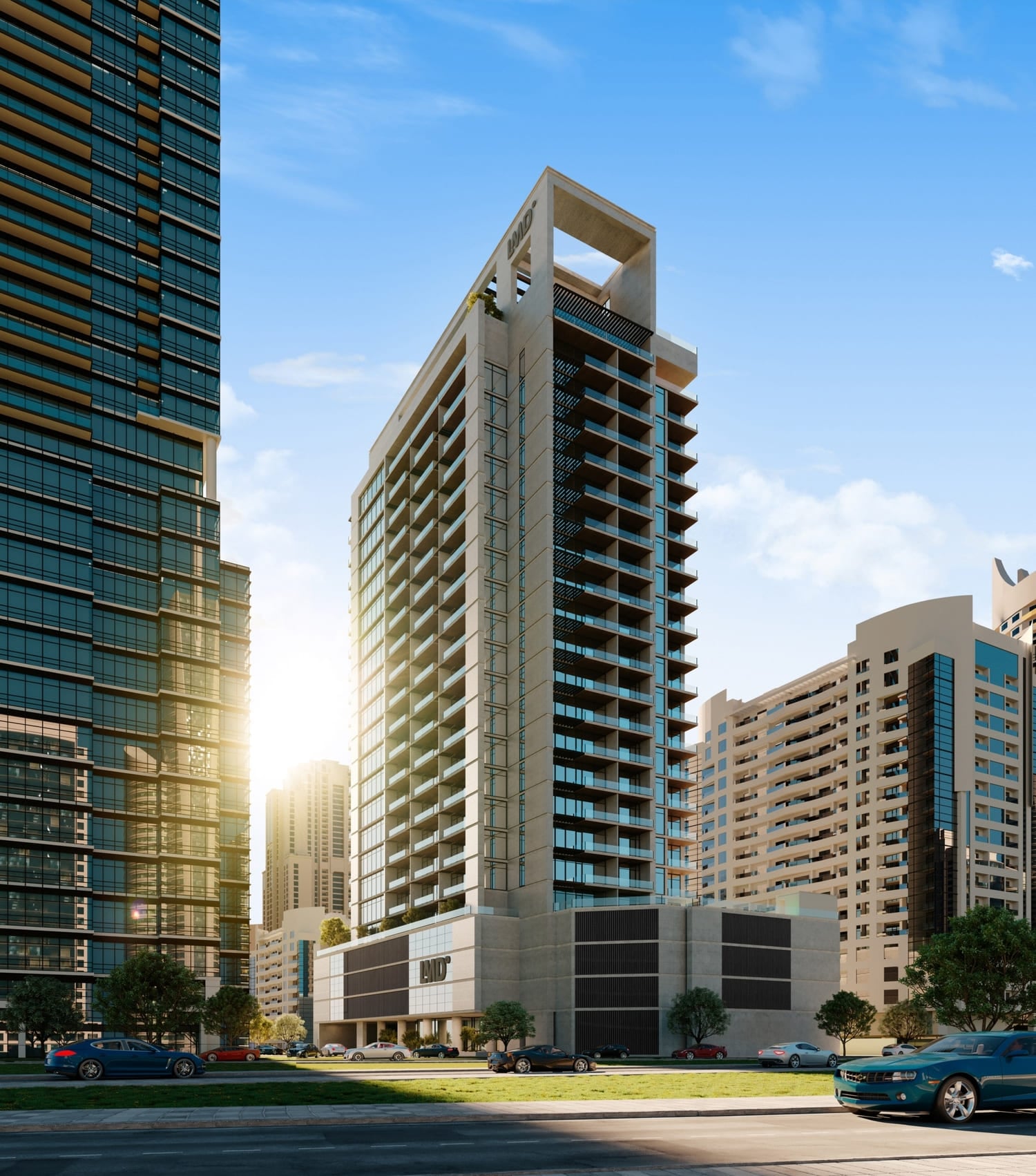 Marina Living by LMD, Dubai Marina. Render supplied by developer.
